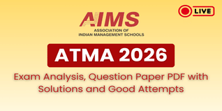 ATMA 2026 Exam LIVE Updates- Exam Analysis, Question Paper PDF with Solutions and Good Attempts